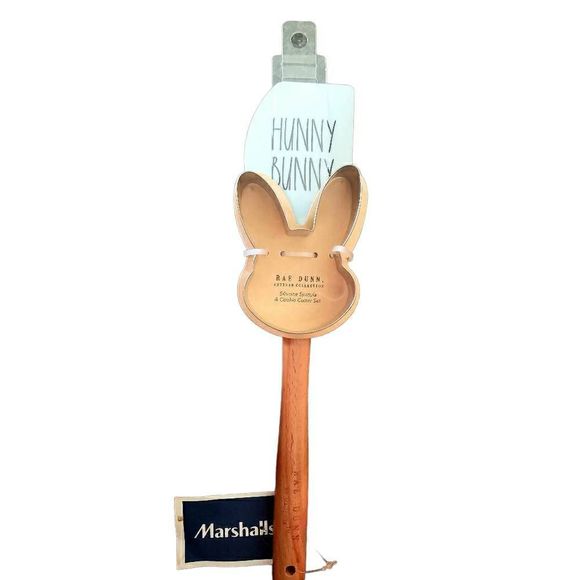 Rae Dunn Hunny Bunny Spatula and Cookie Cutter Set - Limited Edition, Fun & Func - Picture 2 of 7